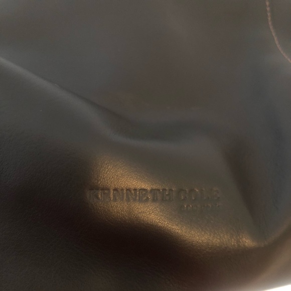 Kenneth Cole Brown Leather Shoulder Bag - Picture 3 of 5